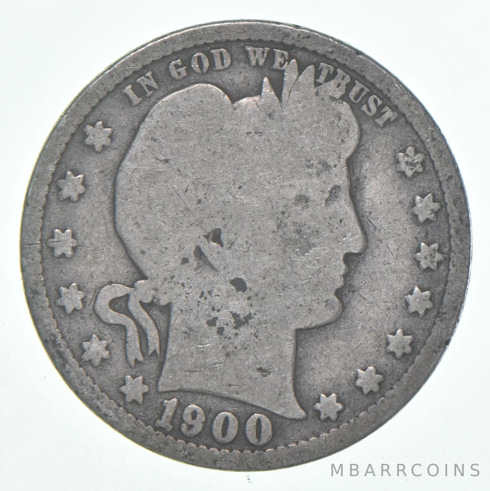 1900-S Barber Quarter Average Circ
