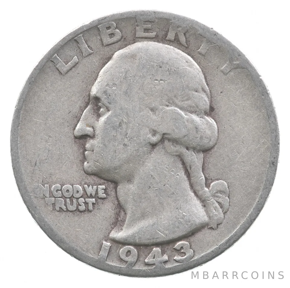 1943 Washington Quarter DDO a6527