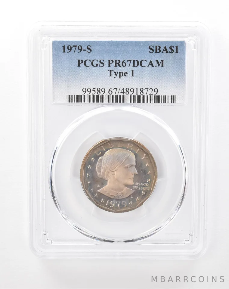 1979-S Susan B Anthony $1 Type 1 PR67 DCAM PCGS Beautiful Tone *4558
