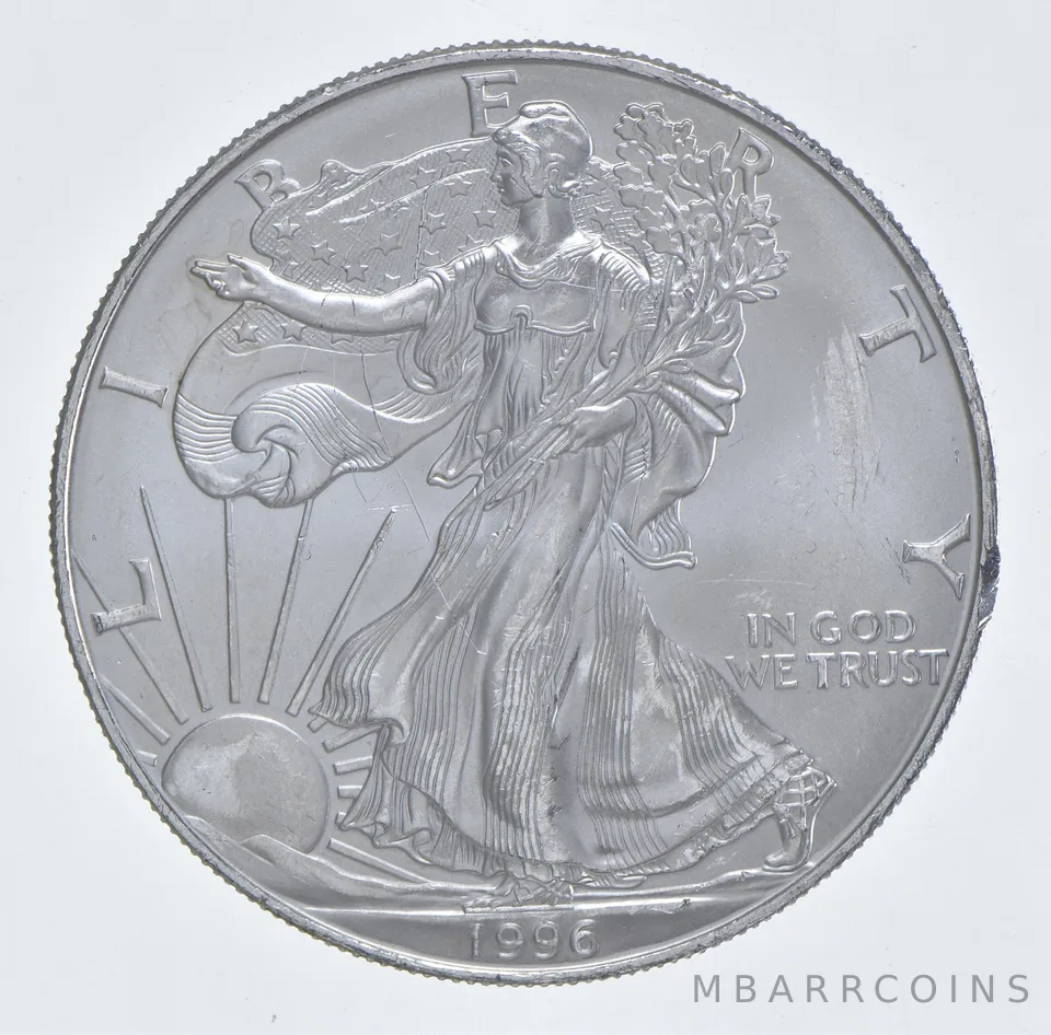 Better Date 1996 American Silver Eagle 1 Troy Oz .999 Fine Silver *077