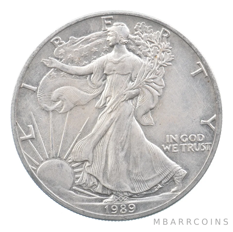 Better Date 1989 American Silver Eagle 1 Troy Oz .999 Fine Silver *667