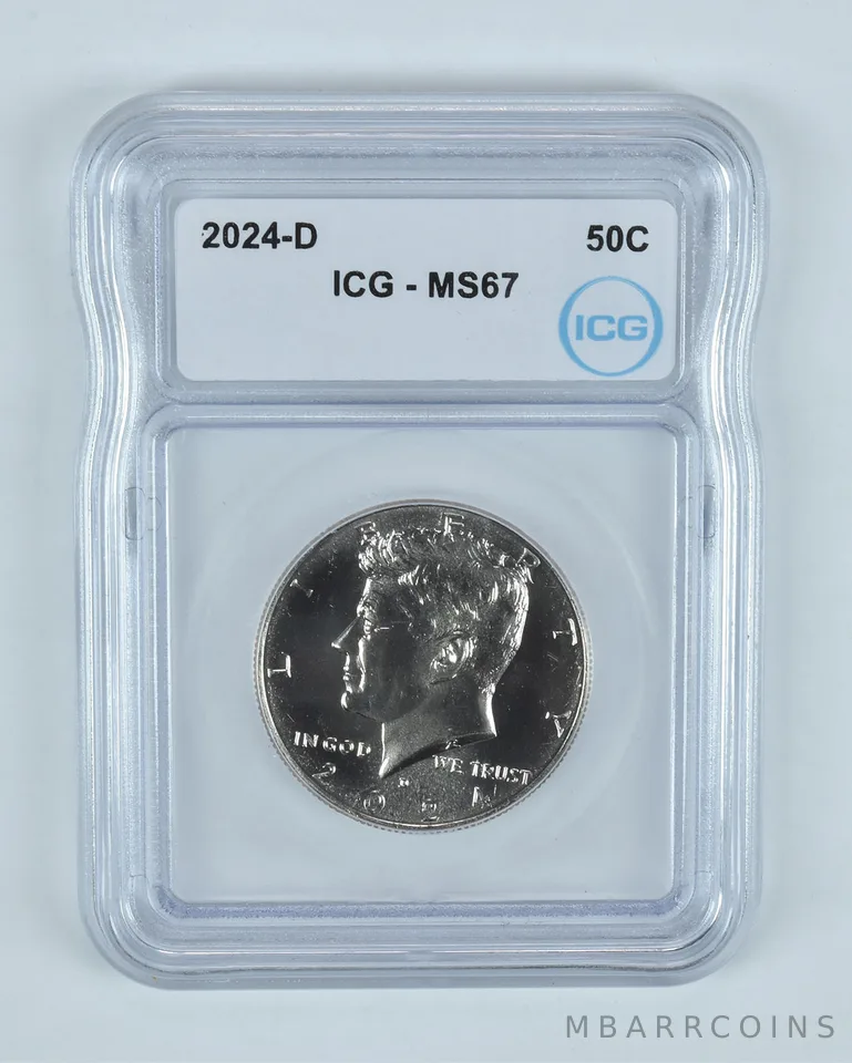 2024-D Kennedy Half Dollar MS67 ICG