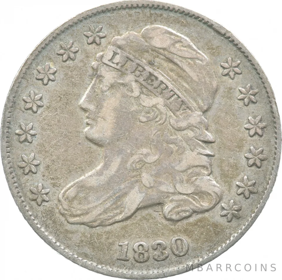 1830 Capped Bust Dime Large 10c *9028