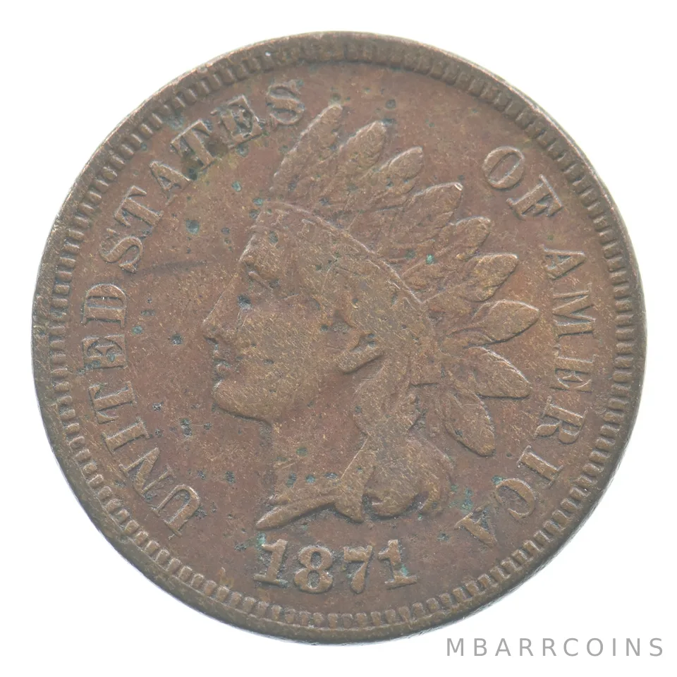 1871 Indian Head Cent *9675