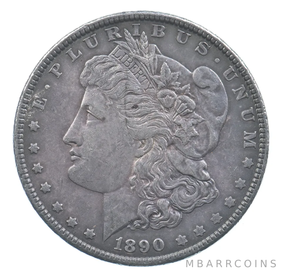 Better 1890 Morgan Silver Dollar - 90% US Coin - Nice Coin *606