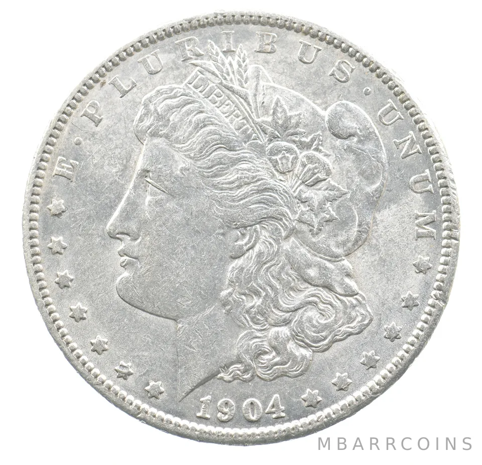 1904 Morgan Silver Dollar a5117