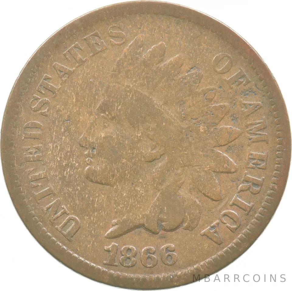 1866 Indian Head Cent *8989