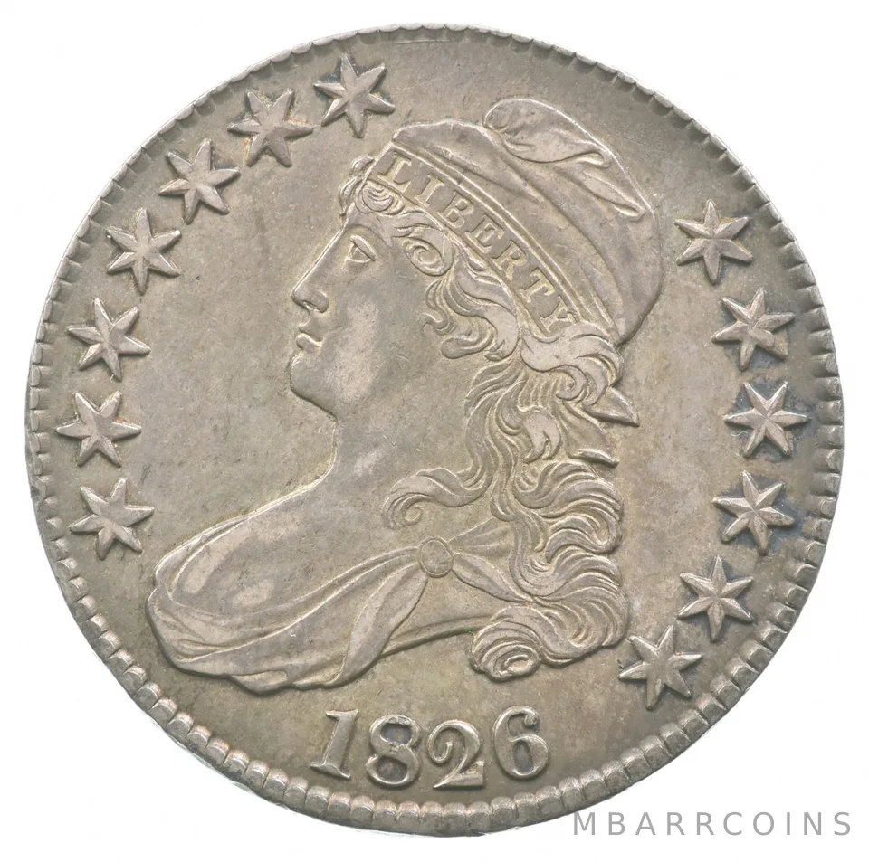1826 Capped Bust Half Dollar *8843