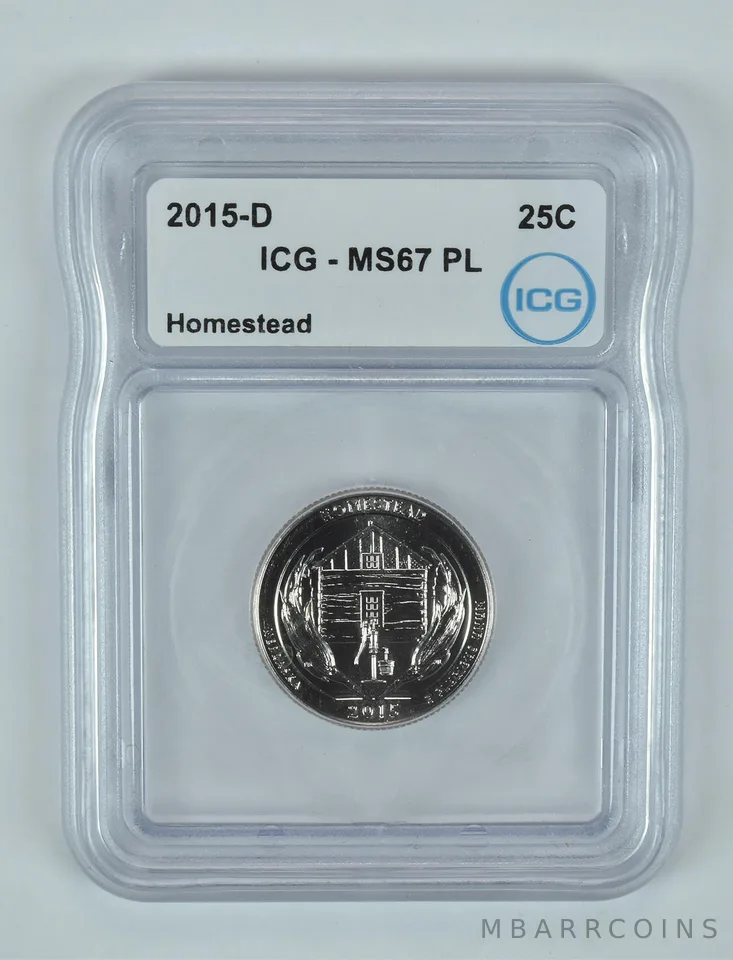 2015-D Washington Quarter ATB Homestead MS67 PL ICG