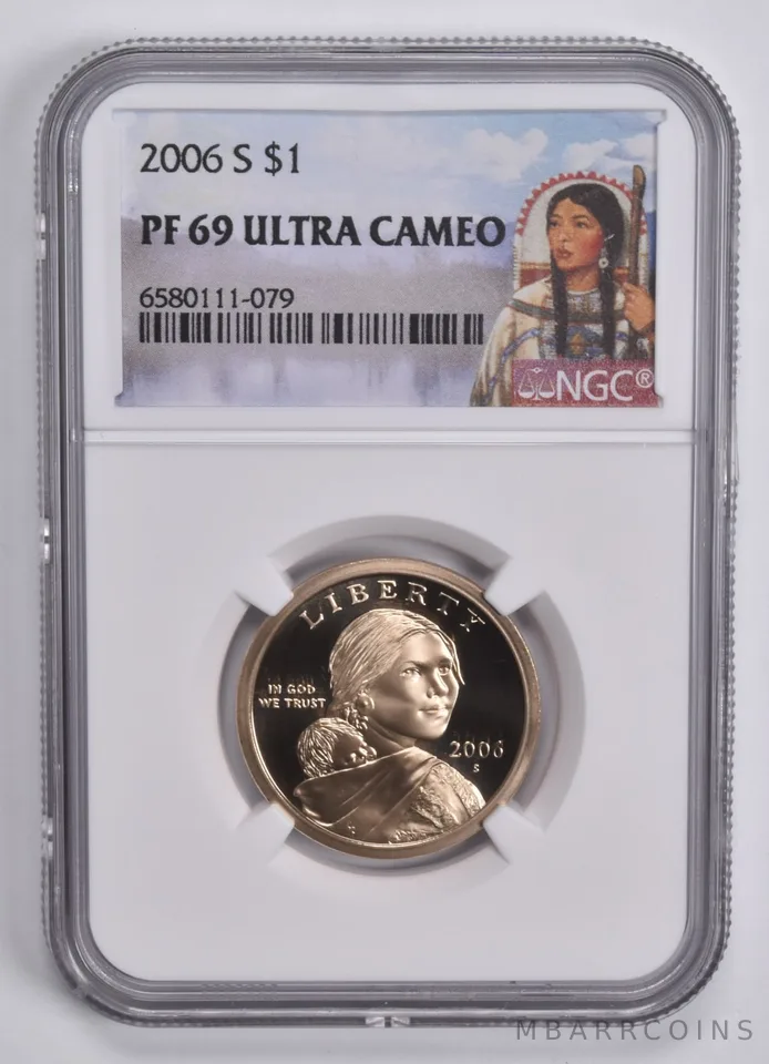 2006-S Sacagawea $1 PF69 UCam NGC Special Lbl