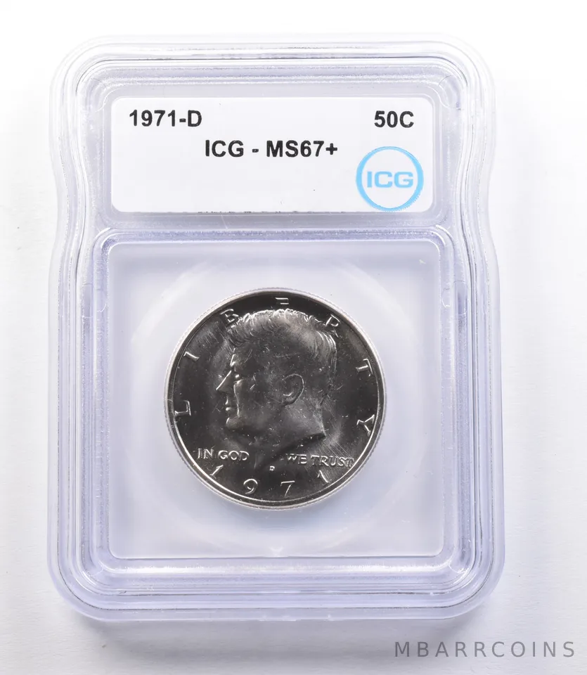 1971-D Kennedy Half Dollar MS67+ ICG *1905