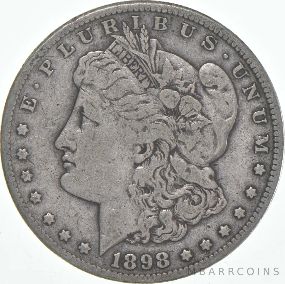 VG/F 1898-S Morgan Silver Dollar (1 coin)