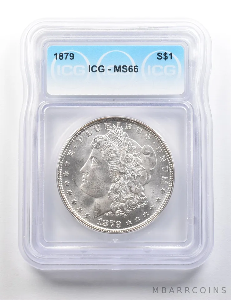 1879 Morgan Silver Dollar MS66 ICG *9474