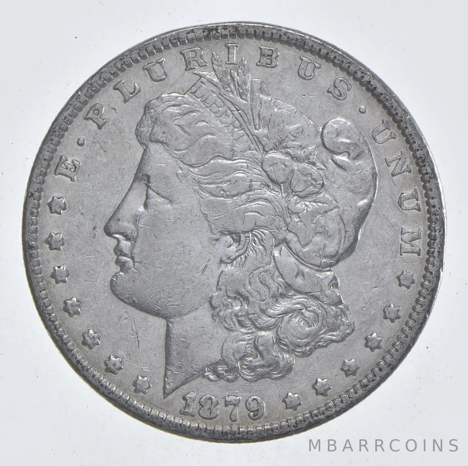 Early - 1879 Morgan Silver Dollar - 90% US Coin *864