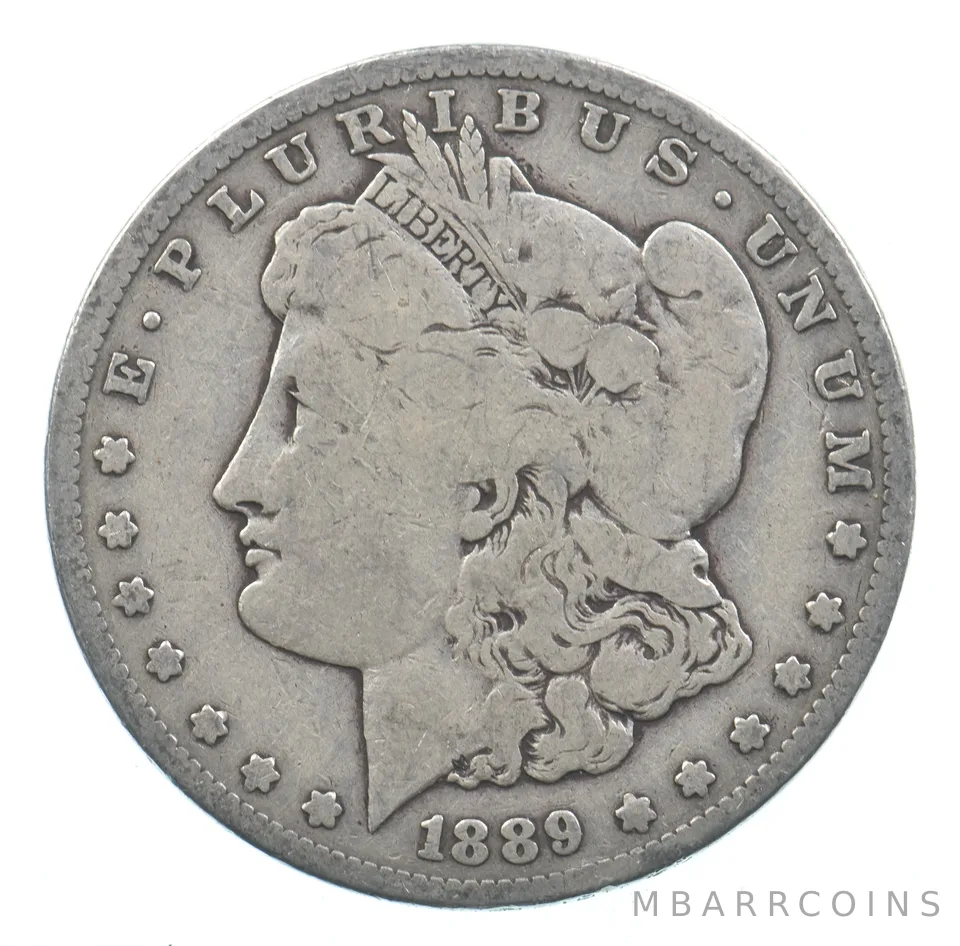 Early - 1889-S Morgan Silver Dollar - 90% US Coin *787
