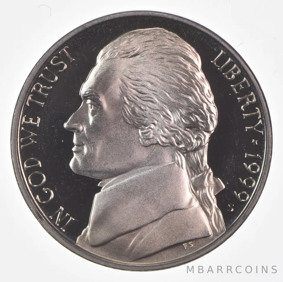 1999-S Jefferson Nickel Proof