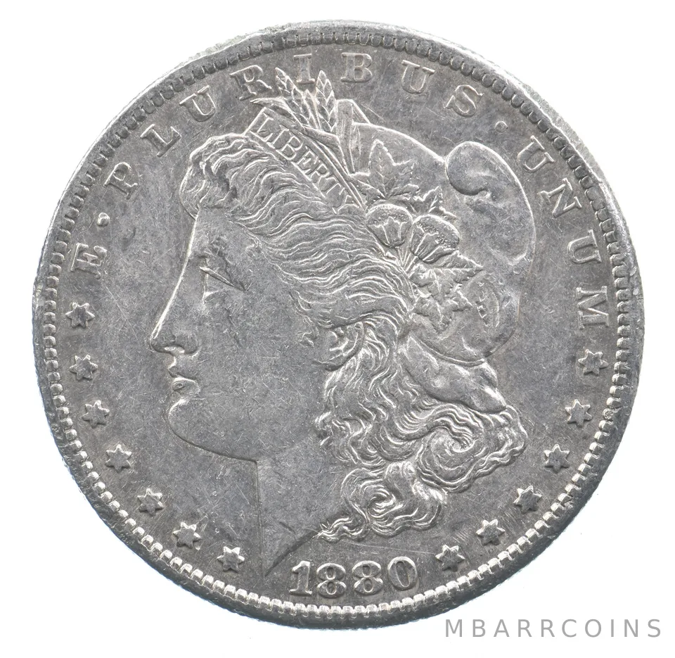 Better 1880-S Morgan Silver Dollar - 90% US Coin - Nice Coin *671