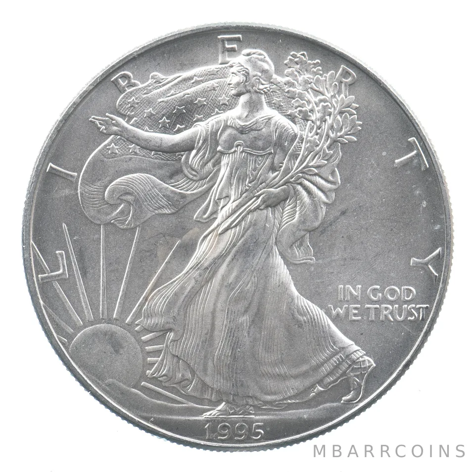 Better Date 1995 American Silver Eagle 1 Troy Oz .999 Fine Silver *871