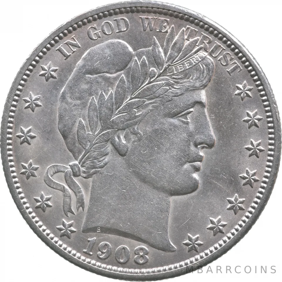 1908-S Barber Half Dollar *3972