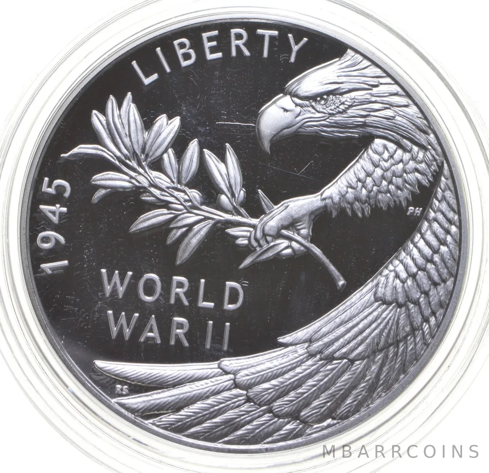 2020 End Of World War II 75th Anniversary - .999 Fine Silver Medal a4588