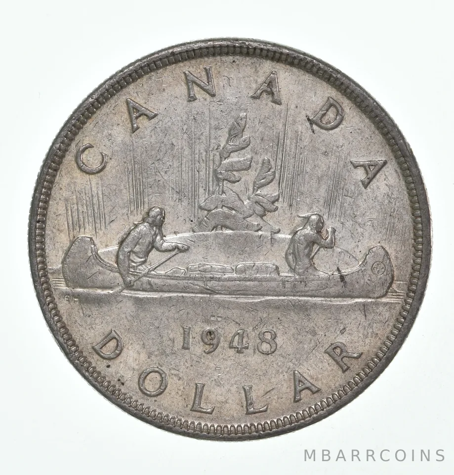 1948 Canada 1 Dollar Silver *9555