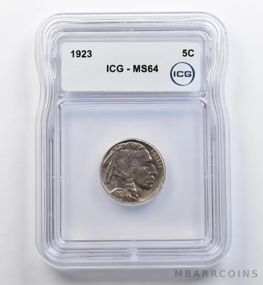 1923 Indian Head Buffalo Nickel MS64 ICG *9024