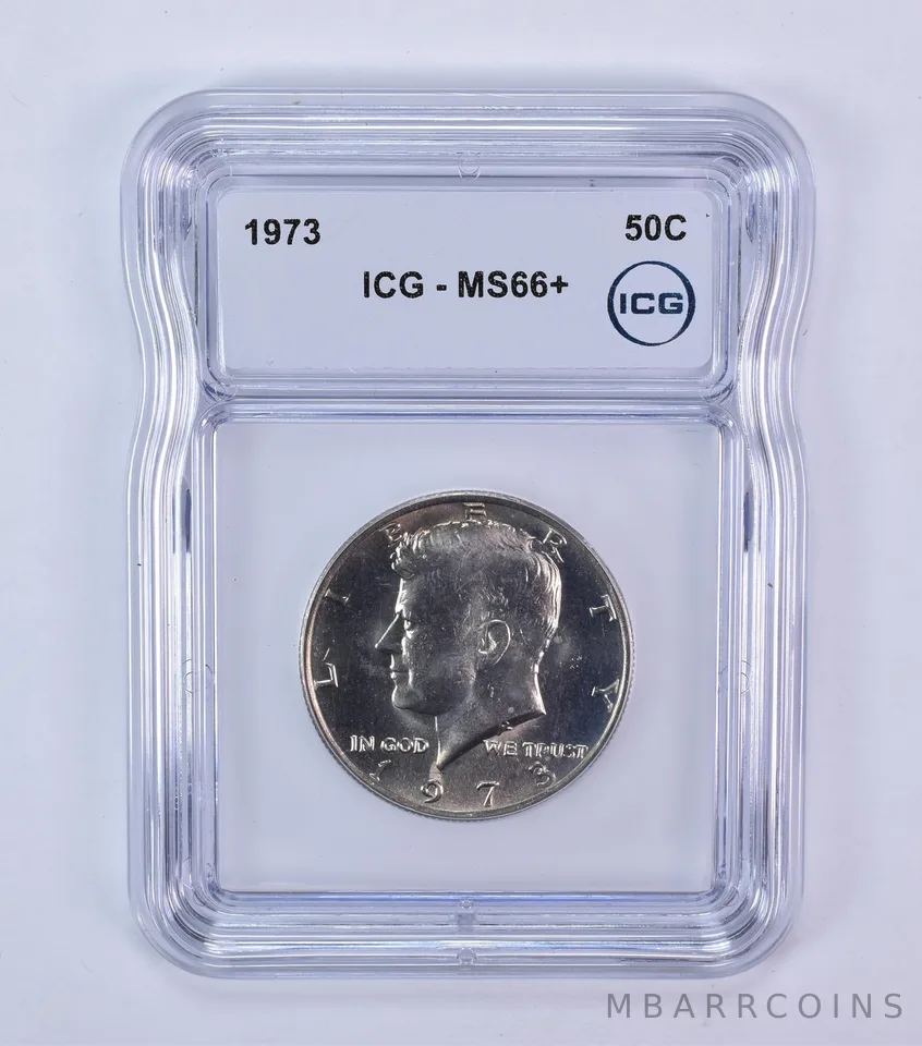 1973 Kennedy Half Dollar MS66+ ICG