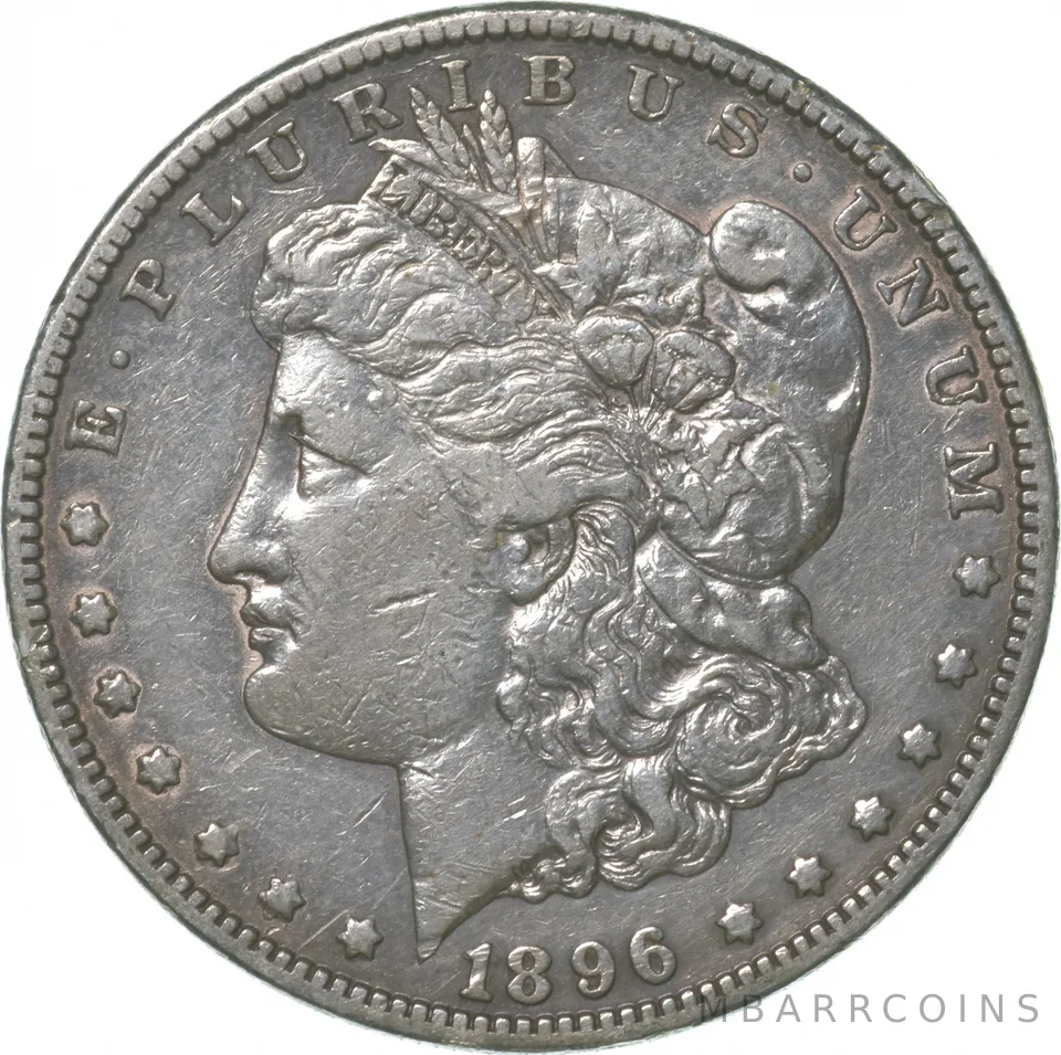 1896-S Morgan Silver Dollar a3124