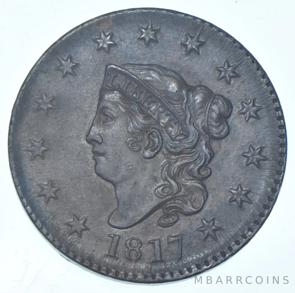 1817 Matron Head Large Cent a0364