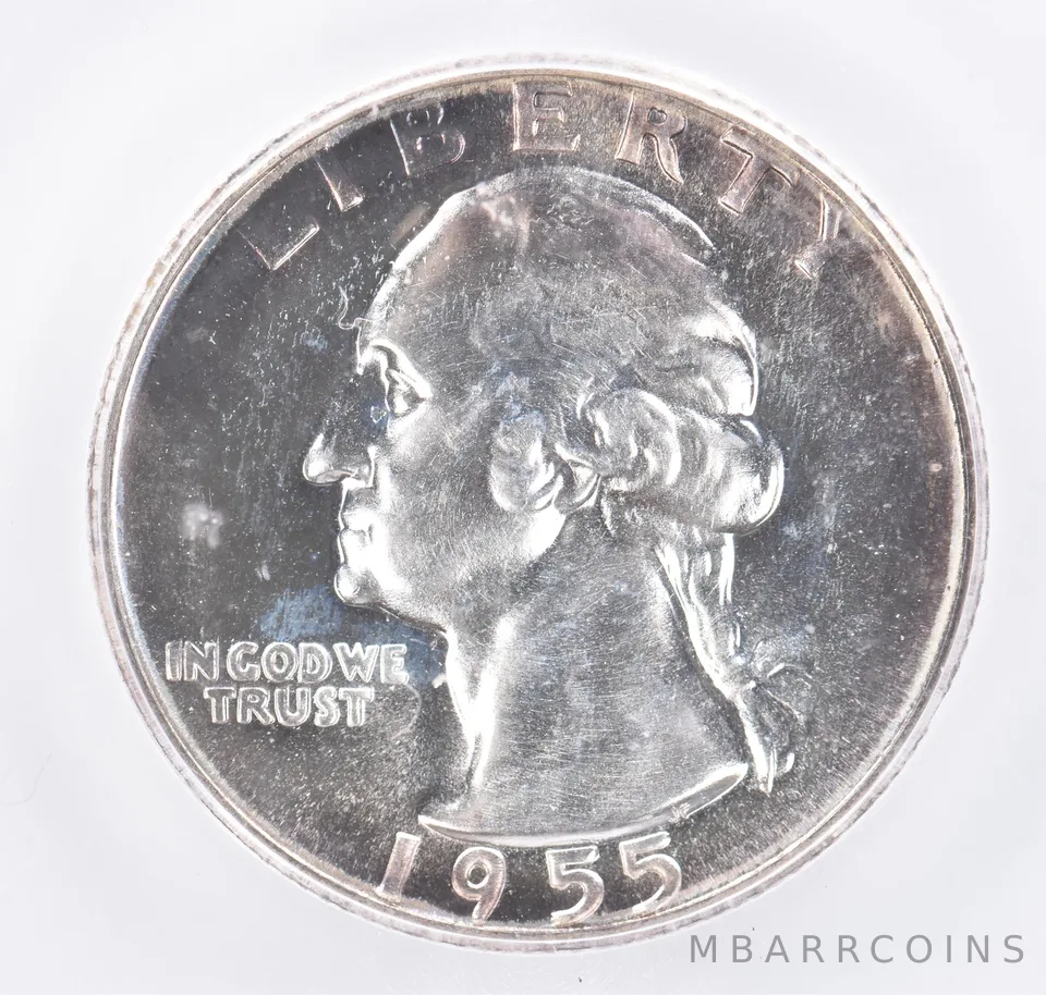 1955 Washington Quarter PR68 ICG Beautiful Tone *2138