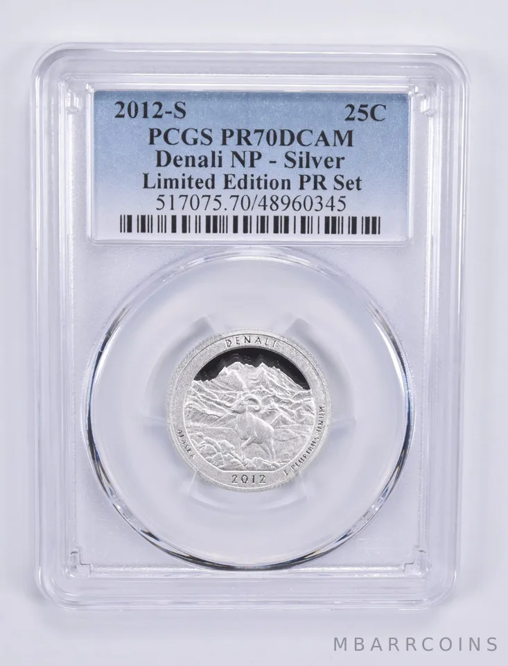 2012-S Washington Quarter Denali Silver Limited Edition Set PR70 PCGS