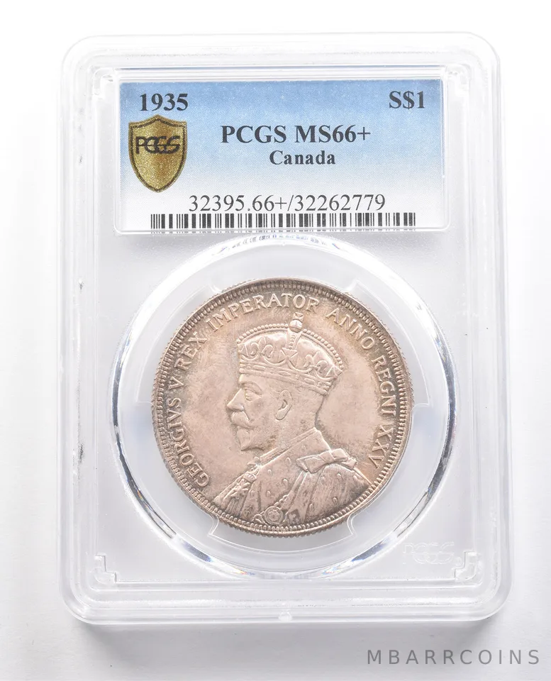 1935 Canada Silver Dollar MS66+ PCGS *5961
