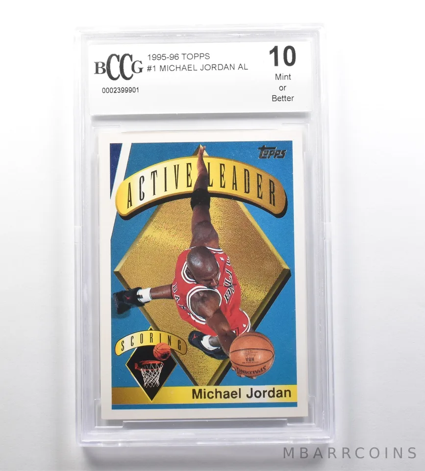 1995-96 TOPPS #1 Michael Jordan AL 10 Mint Or Better BCCG *7716