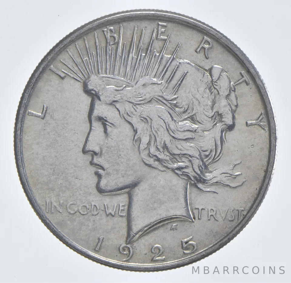 Better - 1925 Peace Silver Dollar - 90% US Coin *632