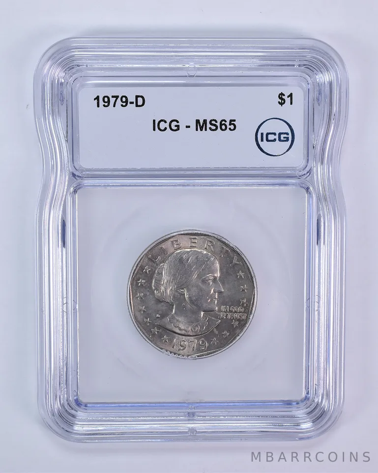 1979-D Susan B Anthony $1 MS65 ICG